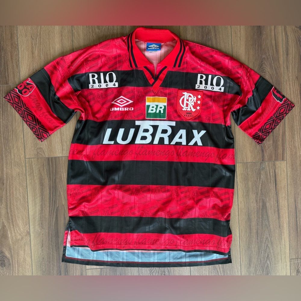 Flamengo 100 YEARS Jersey 1995 - 1996 Umbro Men Size XL  Number 7